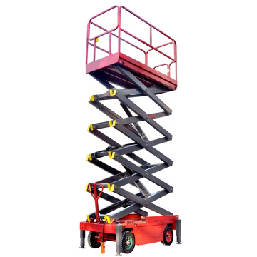 TUHE Heavy Load Hydraulic Mobile Scissor Lift Machine